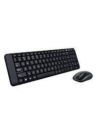 Combo chuột phím không dây Logitech MK215 - nhỏ gọn với đủ phím số, 1 đầu thu USB, không dây 10m, pin 2 năm - Hàng chính hãng